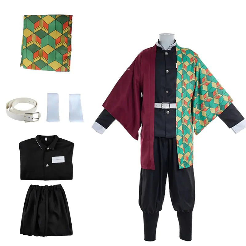Demon Slayer Cosplay Costumes for Halloween Party