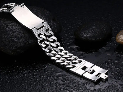 Stylish Biker Men's Titanium Steel Bracelet
