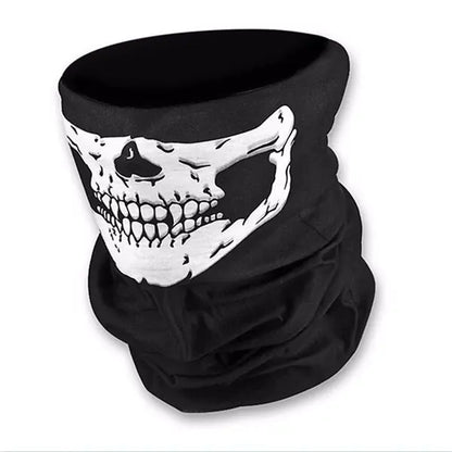 Halloween Skull Mask and Skeleton Gloves Set