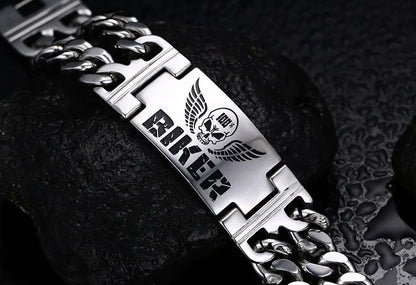 Stylish Biker Men's Titanium Steel Bracelet